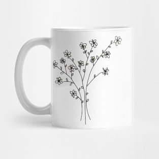 Tall Flowers Mug